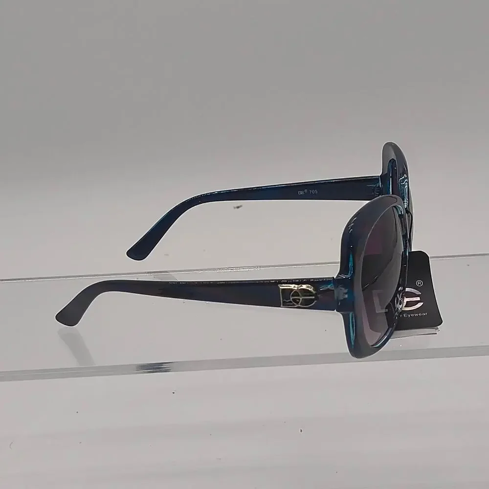 Designer inspired sunglasses in navy